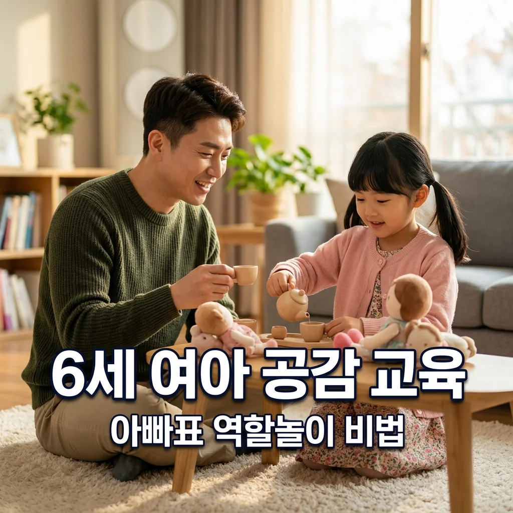 6세 여아 정서 발달 돕는 아빠표 역할 놀이! 상황극으로 키우는 공감 능력