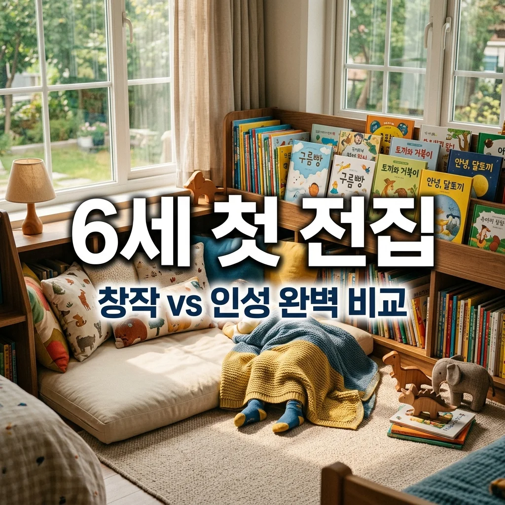 6세 여아 첫 전집 고르기 | 창작동화 vs 인성동화 아빠의 실전 비교