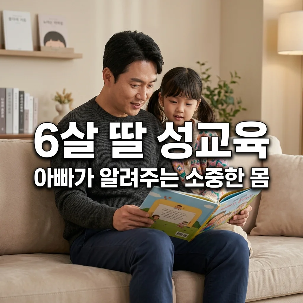 6살 딸 성교육, 아빠도 쉽고 당당하게! 소중한 몸 지키는 5가지 대화법