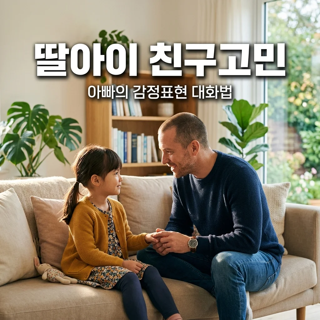 6세 딸 친구 관계 고민, 아빠가 알려주는 서운함 표현법 가이드