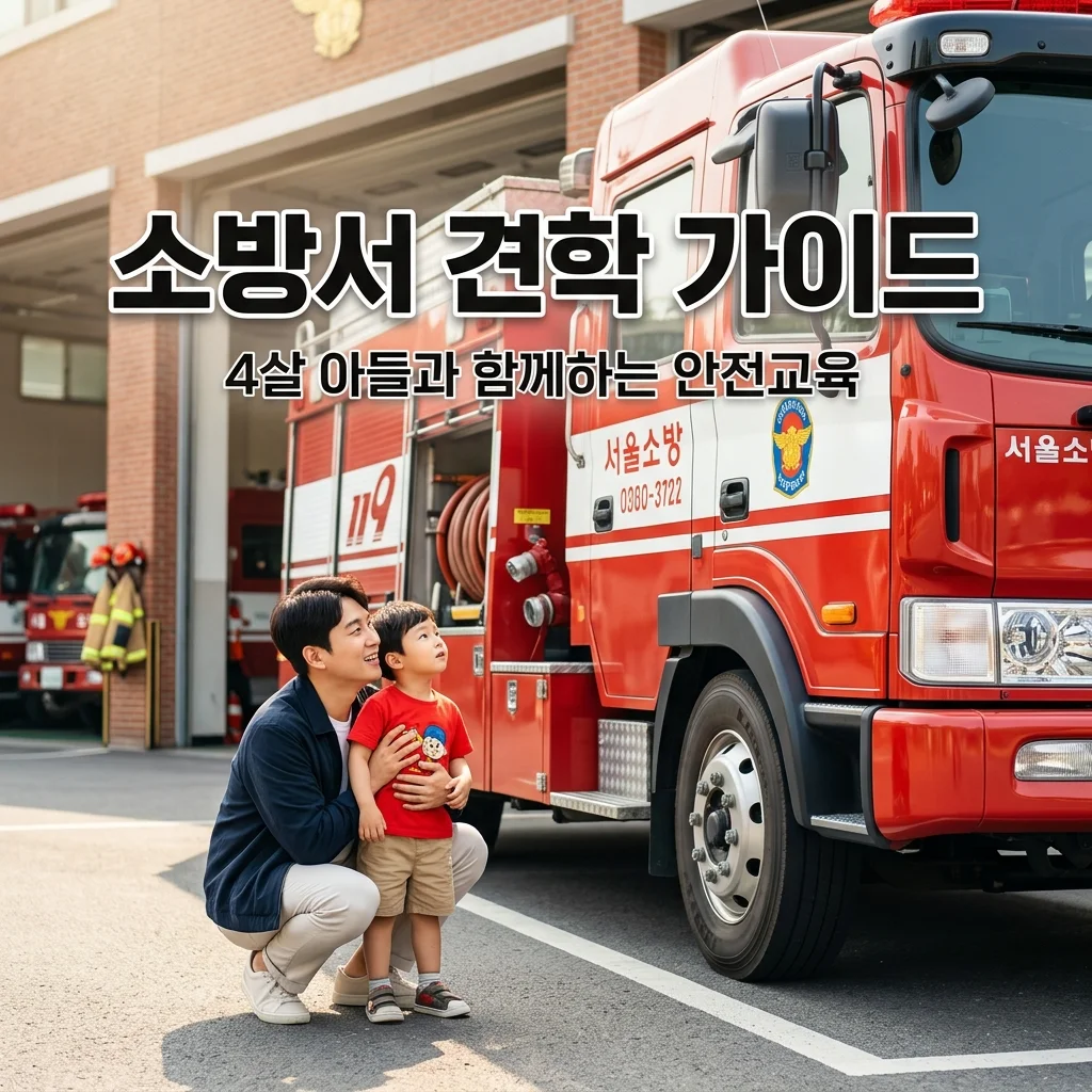 4살 아들과 소방서 견학, 소방차 구경부터 화재 대피 교육까지 완벽 가이드