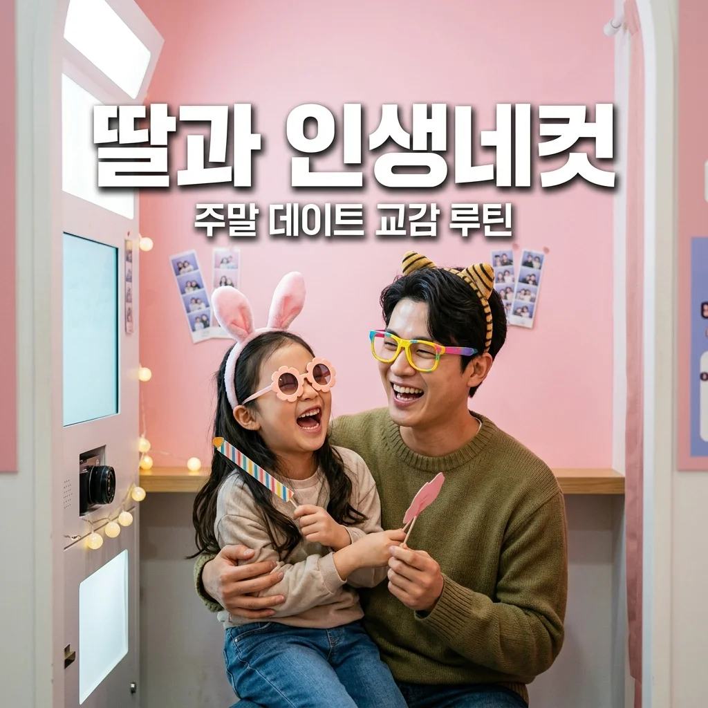 6살 딸과 인생네컷 데이트! 소품 고르며 교감하는 주말 루틴 꿀팁