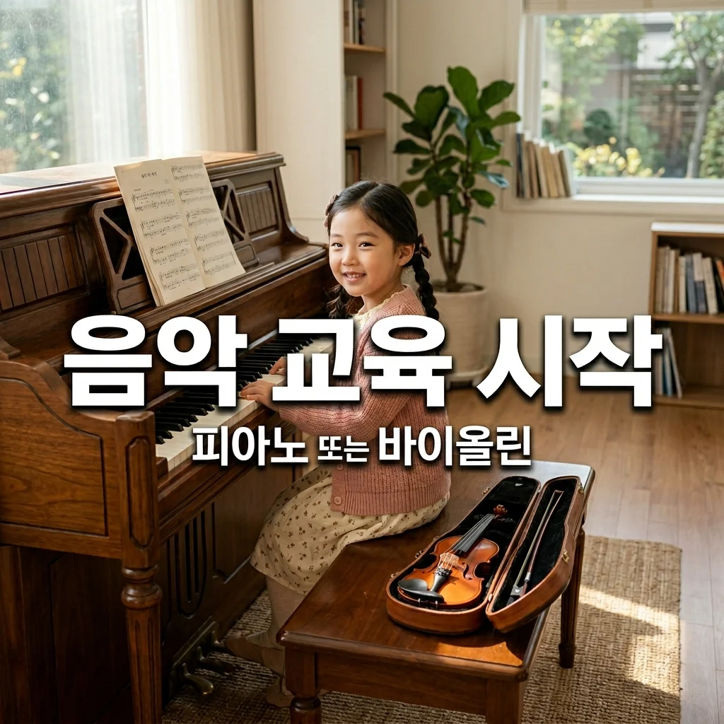6세 여아 피아노 바이올린 시작 시기 및 학원비 연습용 악기 가성비 비교