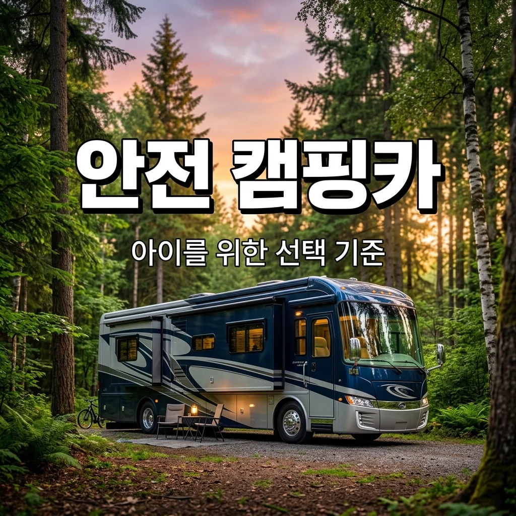 가족 캠핑카 선택 기준! 4세 6세 남매 이층침대 낙상 방지와 안전 수칙