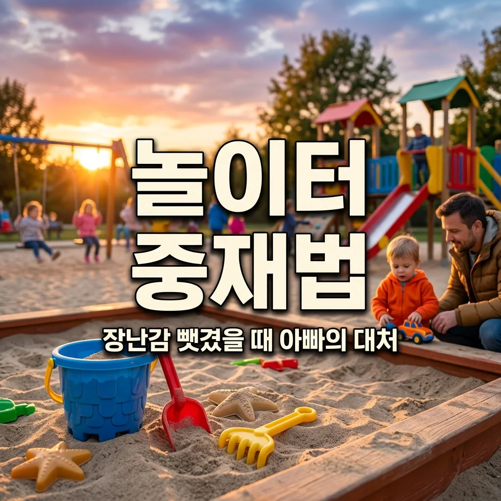 놀이터 장난감 뺏겼을 때 현명한 아빠의 중재법: 남매 육아 실전 팁
