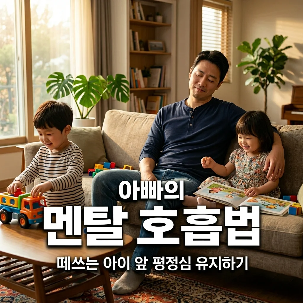4살 아들 떼쓰기와 6살 딸 눈물 작전, 아빠의 평정심 유지 호흡법