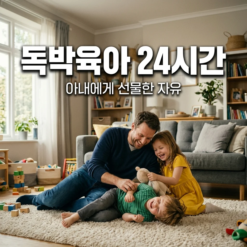 4세 6세 남매 독박 주말 타임라인: 아내에게 자유시간 선물하는 육아 가이드