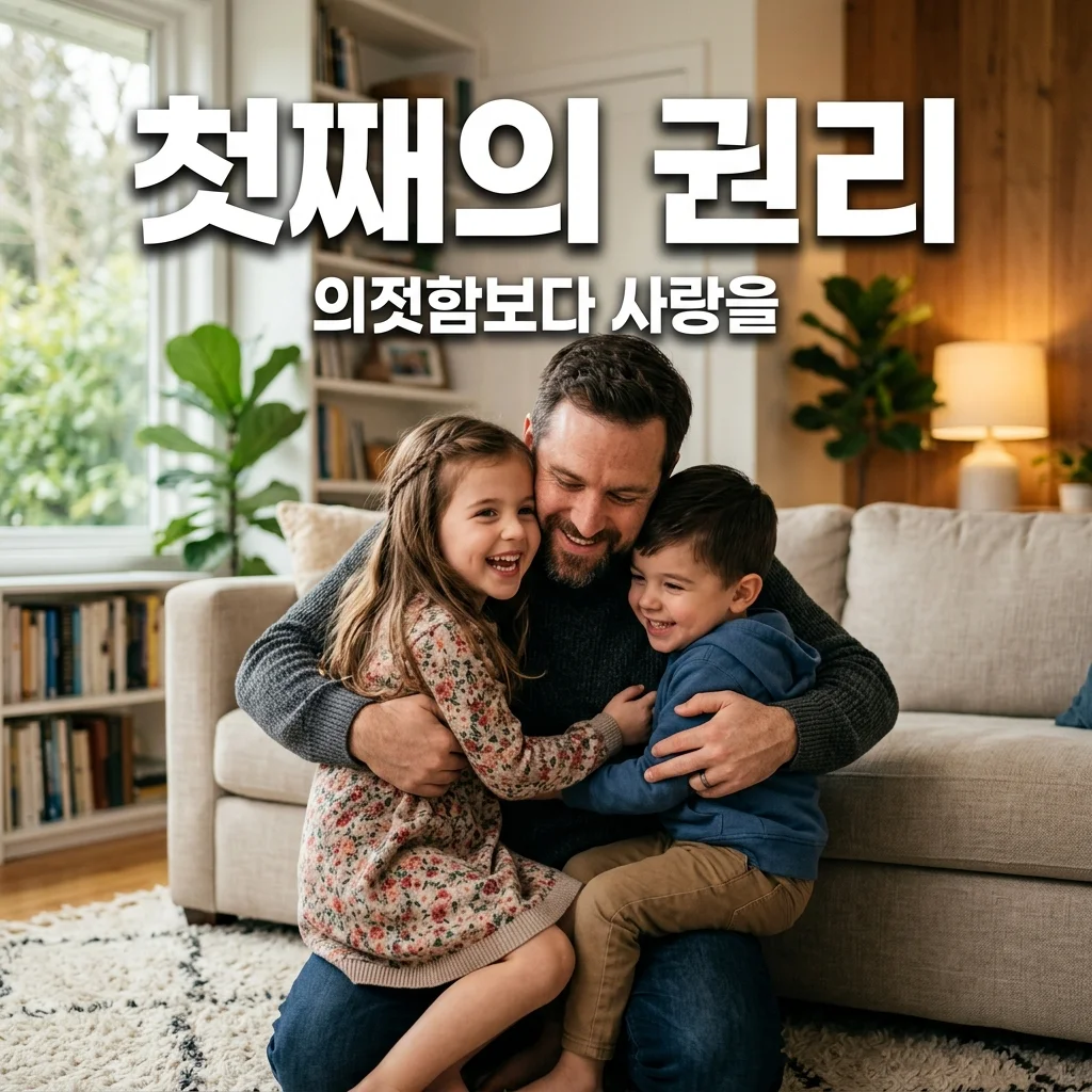 "형이니까 양보해"는 이제 그만! 6살 첫째의 권리를 지켜주는 아빠의 육아법