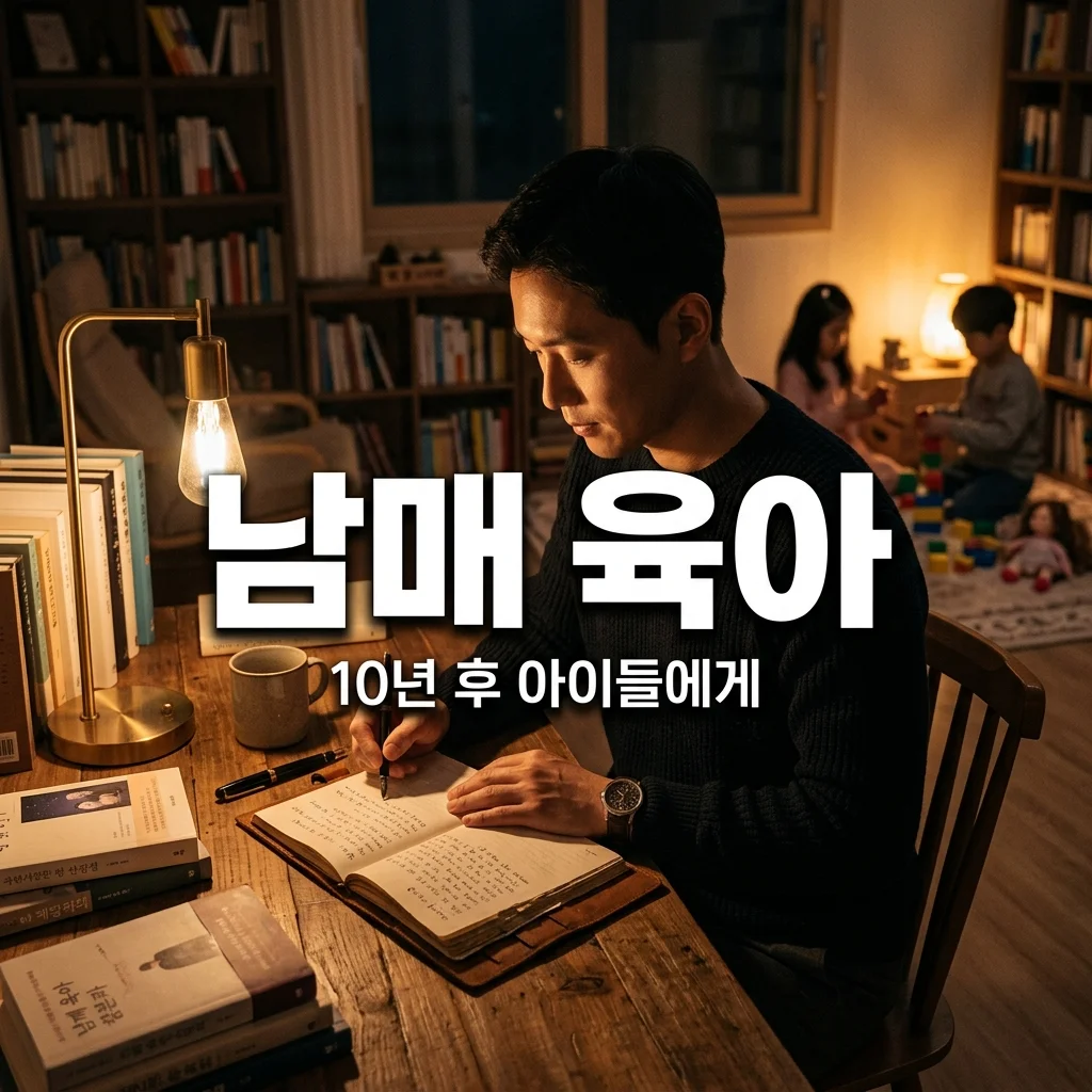 6살 딸 4살 아들 남매 육아, 10년 후 아이들에게 선물할 아빠의 실전 기록법