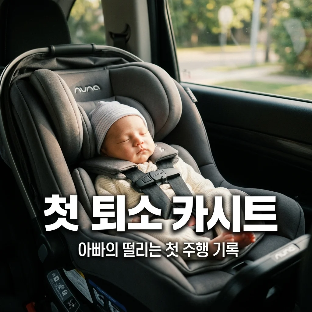 조리원 퇴소 신생아 카시트 장착법: 초보 아빠의 떨리는 첫 주행 경험담