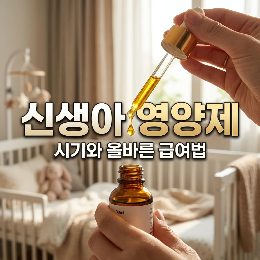 신생아 비타민D 유산균 시기 급여법, 초보 부모를 위한 완벽 가이드