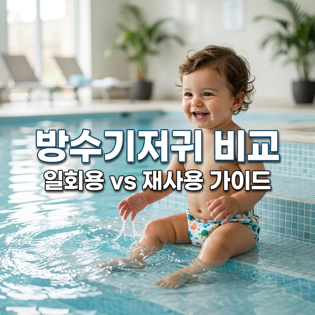 아기 수영장 방수 기저귀 비교: 일회용 vs 재사용 가성비 완벽 정리