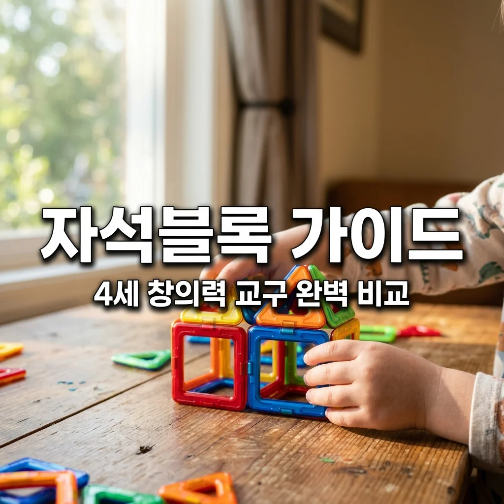 4세 딸아이 자석 블록 선택 가이드: 창의력 교구 자력 강도와 안전성 완벽 비교