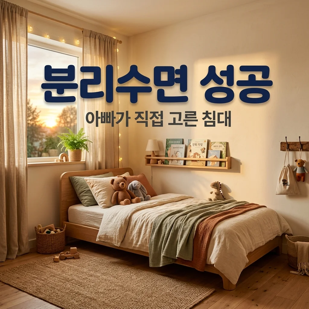 분리수면 저상형 침대 추천 및 설치 후기: 6살 딸아이 독립 성공 팁