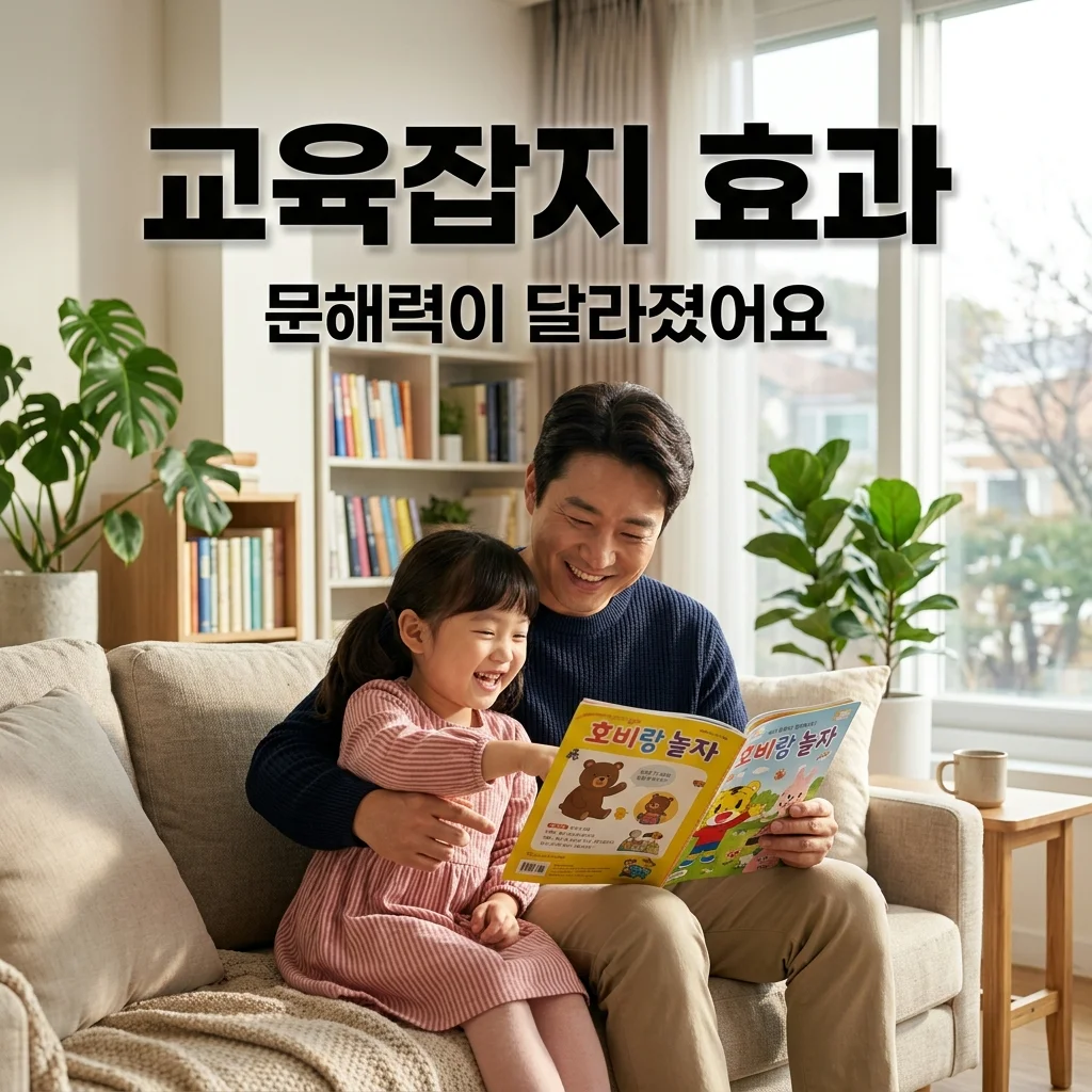 유아용 교육 잡지 구독 효과, 5세 문해력 깨우친 아빠의 솔직 후기