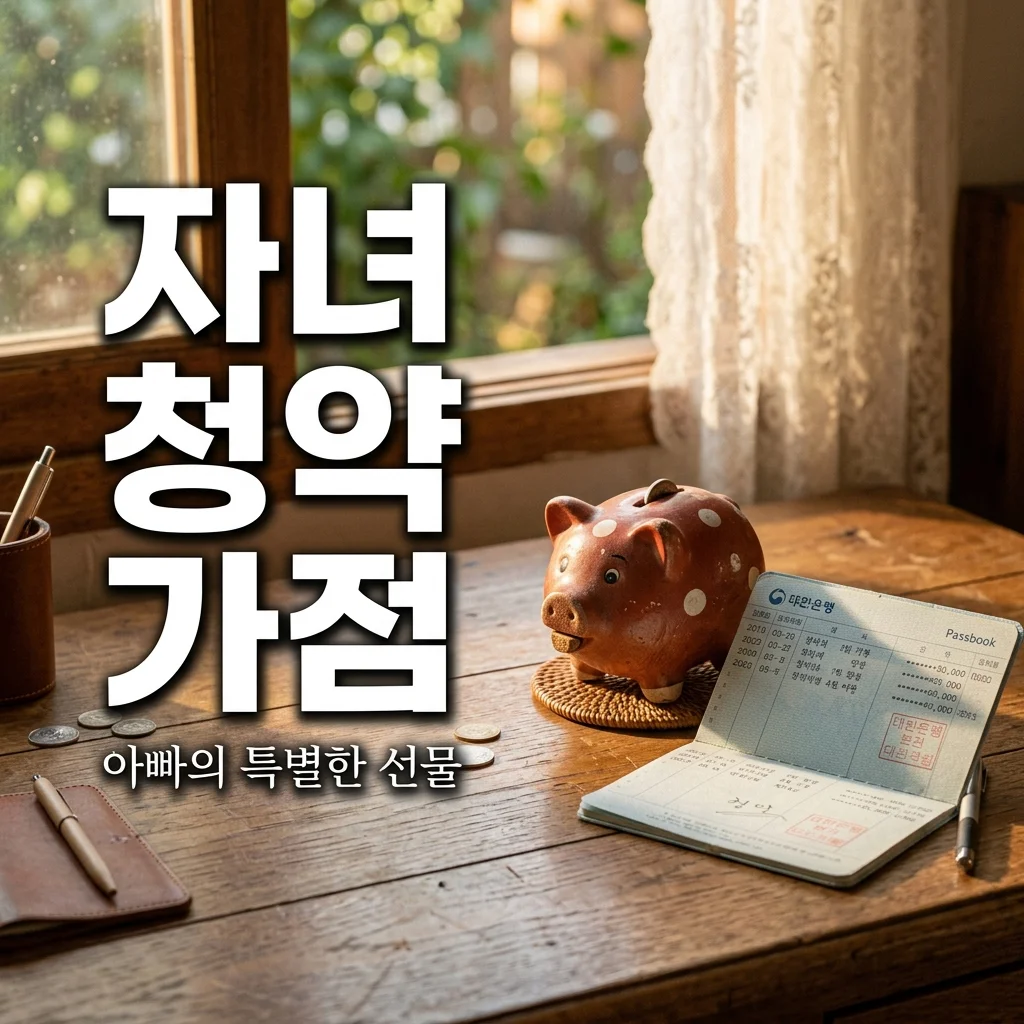 주택청약 자녀 가점 기준 정리: 첫째 딸 태어나자마자 가입한 이유