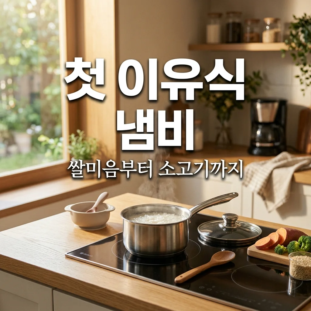 6개월 아기 첫 이유식 냄비 선택법! 쌀미음에서 소고기 페이스트까지 아빠의 리얼 조리 팁