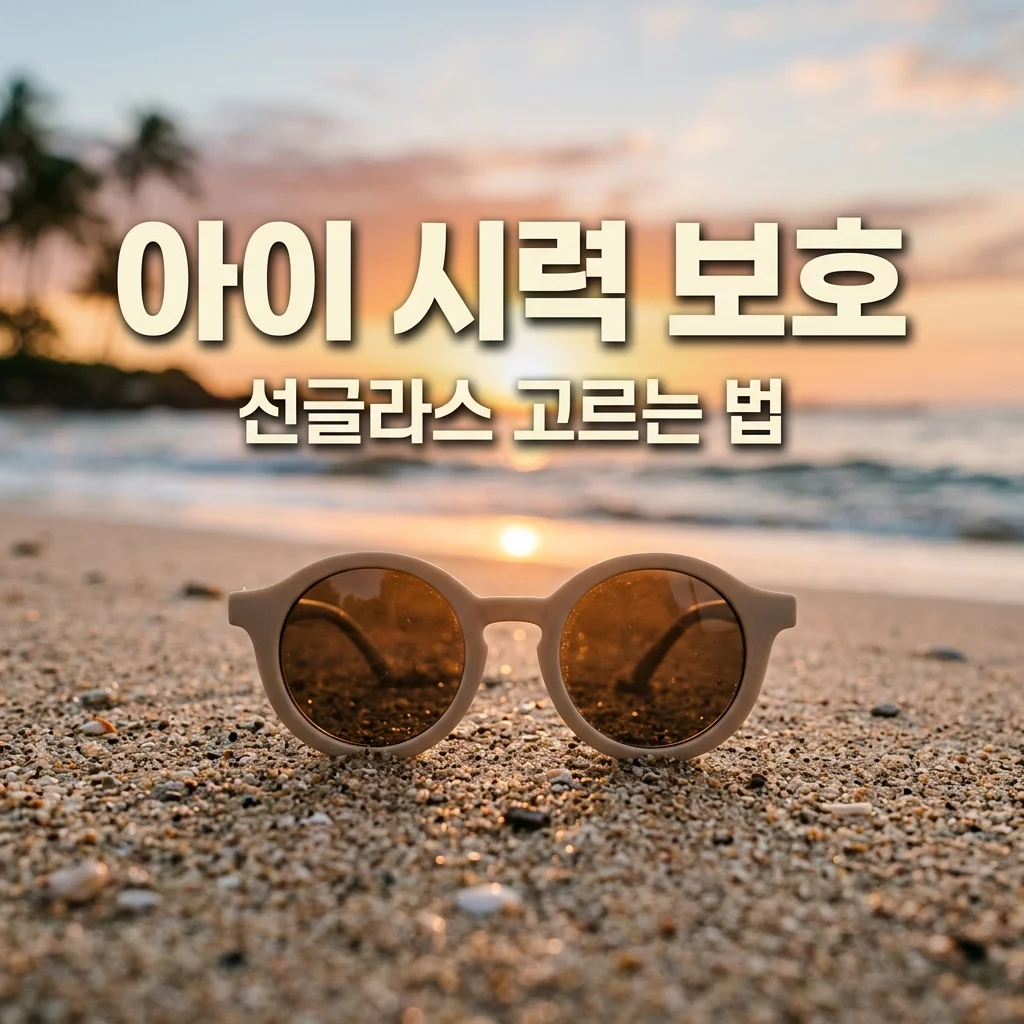유아용 선글라스 자외선 차단율 확인법! 3세 시력 보호 쇼핑 팁