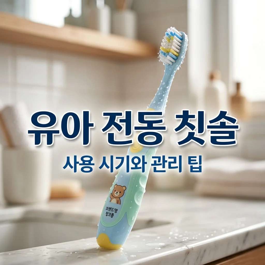 유아용 전동 칫솔 사용 시기, 4세 딸 영구치 관리와 아빠가 고른 진동 세기