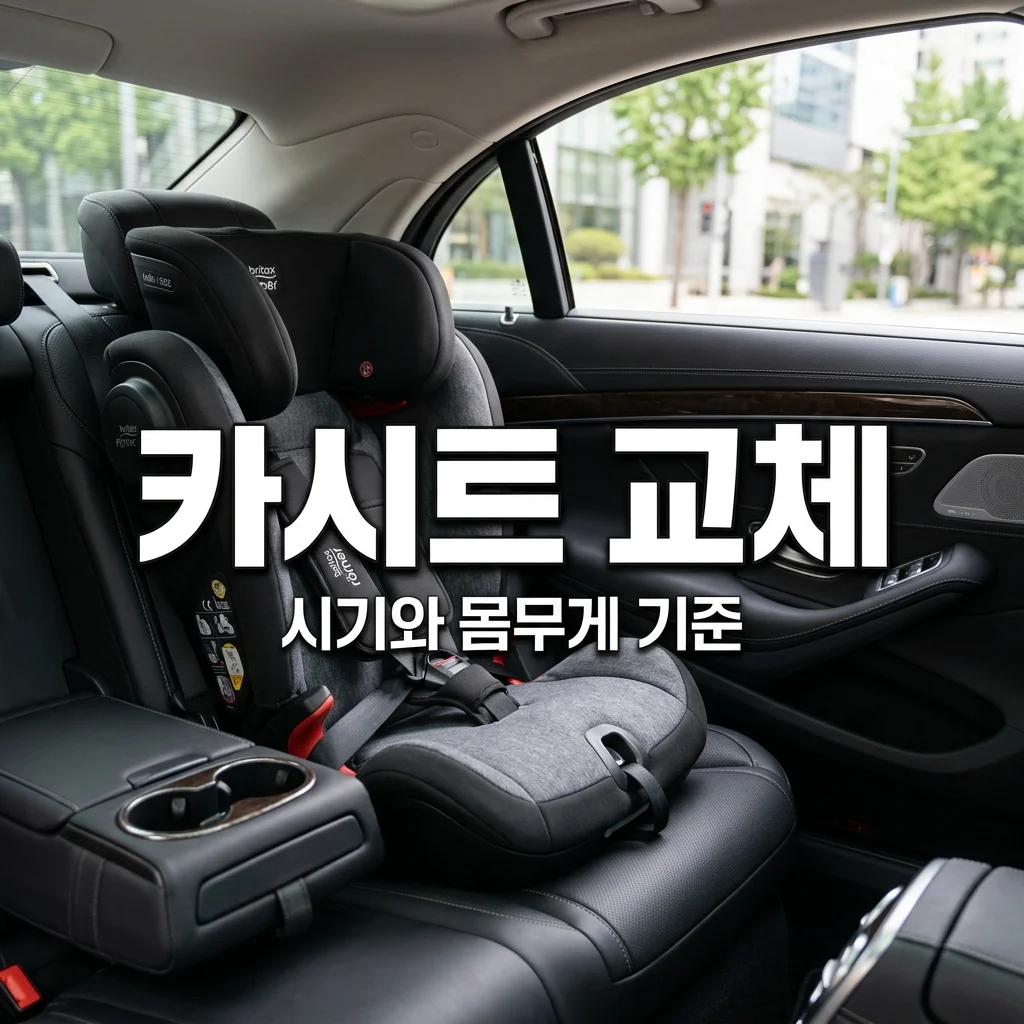 주니어 카시트 교체 시기 몸무게 기준과 아빠가 직접 장착한 찐 후기