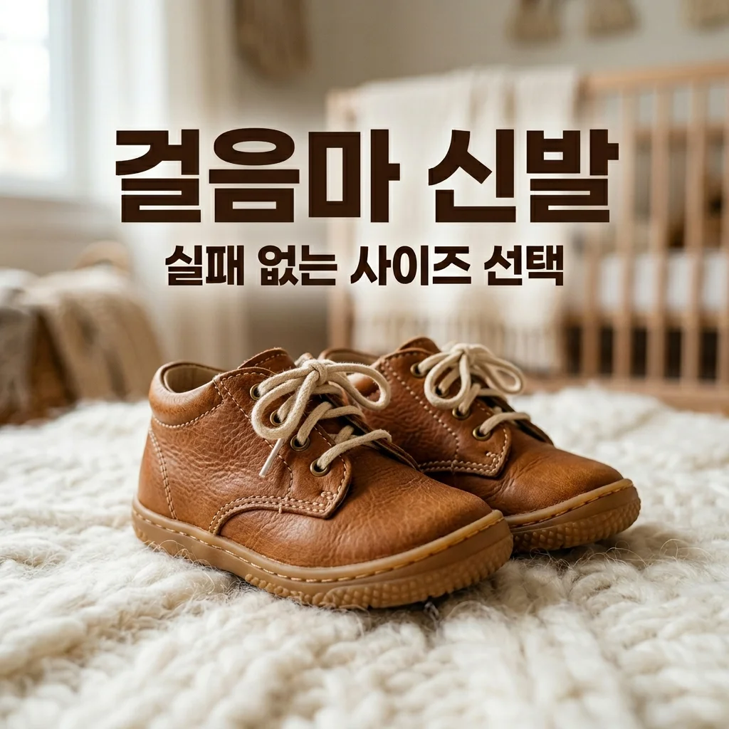 아기 걸음마 신발 고르는 법: 발목 지지 구조와 아빠의 실측 사이즈 측정 팁