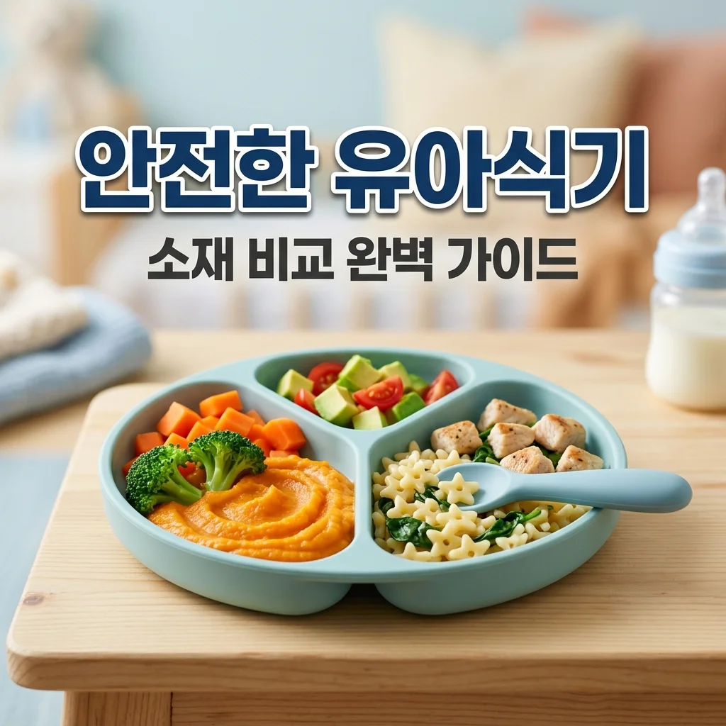 유아용 식기 세트 소재 비교: 멜라민 vs 실리콘, 파손 걱정 없는 아빠의 안목 추천
