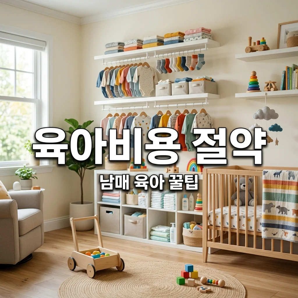 남매 육아 비용 절약, 누나 물건 물려주기 vs 새로 살 목록 총정리