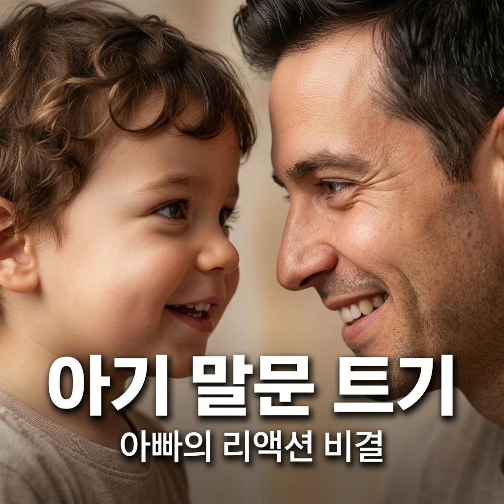 두 돌 아기 대화법, 말이 느린 남아를 위한 아빠표 의성어 의태어 비결