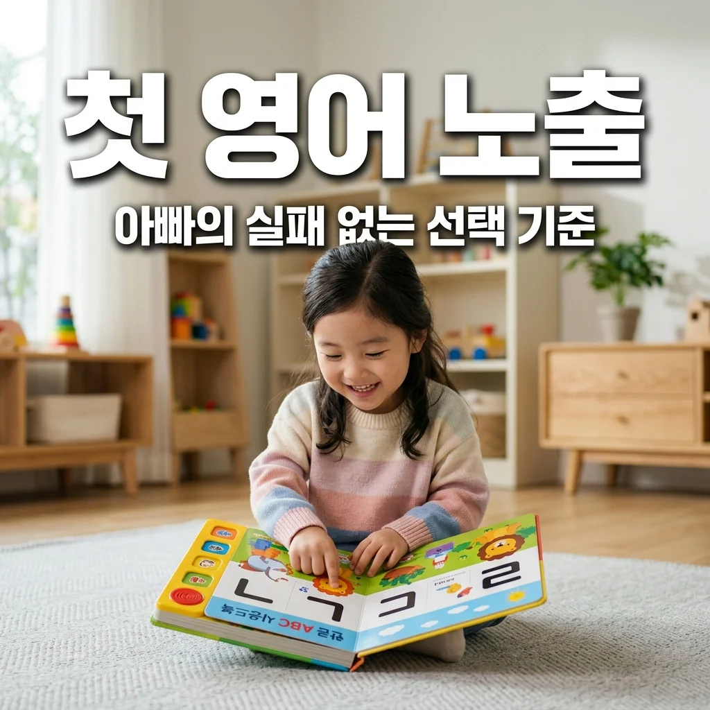 첫 영어 노출, 알파벳 사운드북과 유아 영어 동요 실패 없는 선택 기준