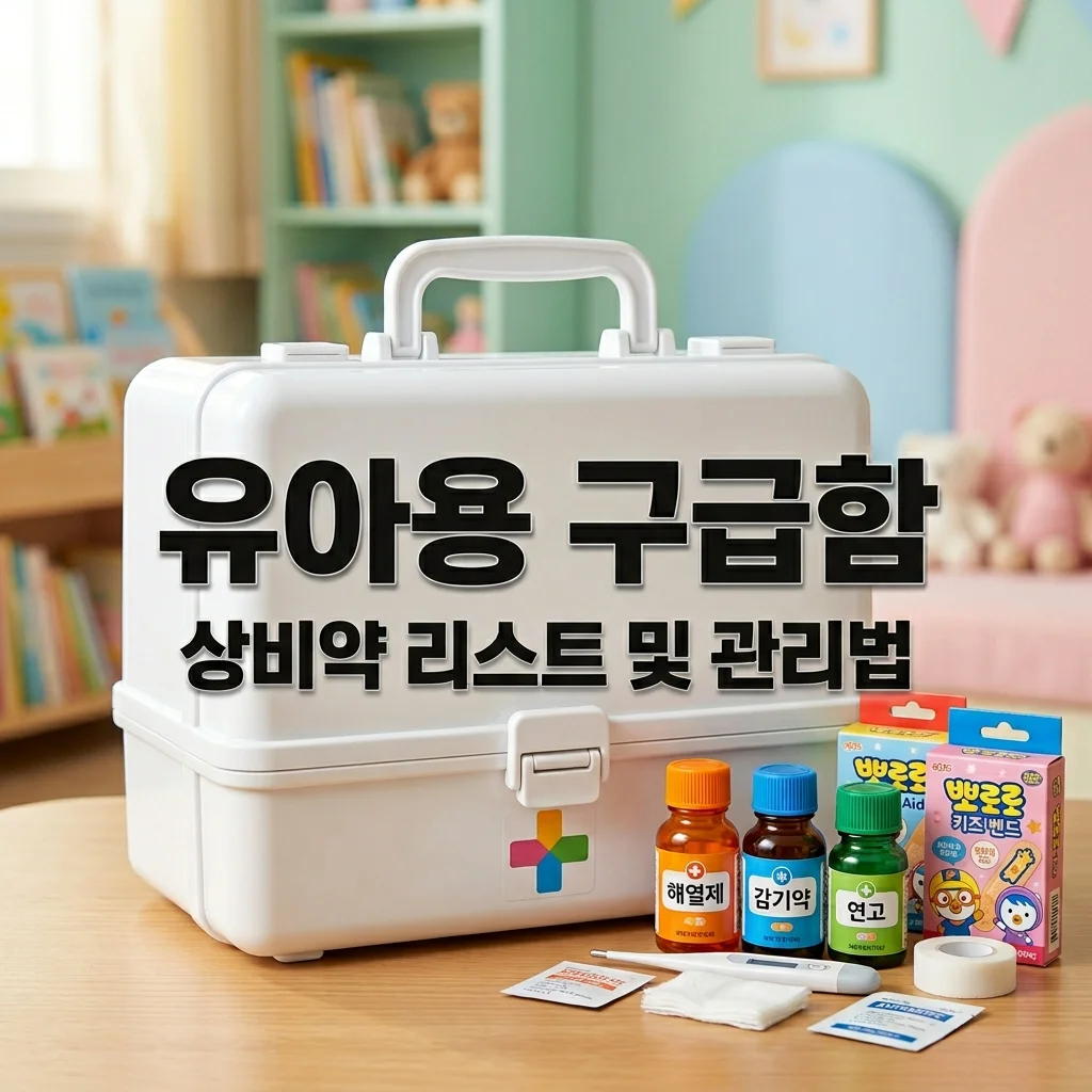 유아용 구급함 정비! 유통기한 지난 시럽제 폐기법과 아빠의 상비약 리스트