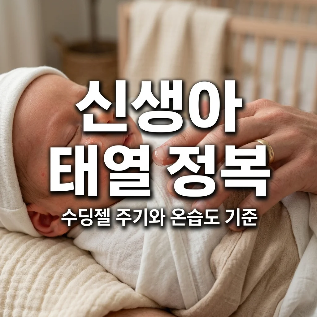 신생아 태열 관리 수딩젤 바르는 주기 및 아빠의 안방 적정 온습도 기준