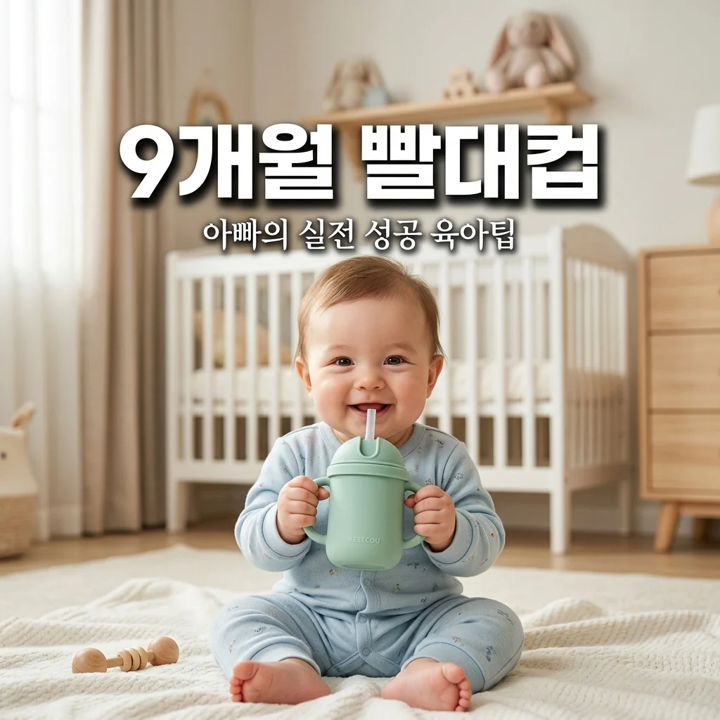 9개월 아기 빨대컵 연습과 핑거푸드 간식, 아빠의 컵 수유 성공 노하우