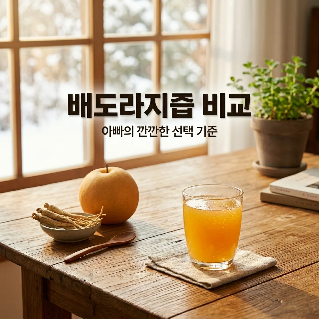 아기 배도라지즙 함량 비교! 3세 딸아이 겨울 감기 예방 위해 아빠가 고른 기준