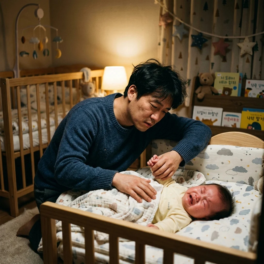 생후 7개월, 퇴근한 아빠를 울린 아기의 낯가림 공감