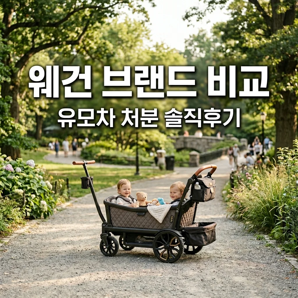 유아용 웨건 브랜드 비교! 디럭스 유모차 처분하고 3세에 바꾼 솔직 후기