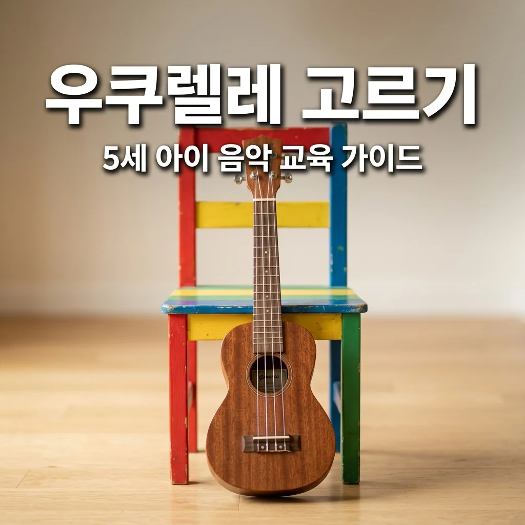 5세 유아용 우쿠렐레 고르는 기준 3가지와 아빠표 도레미 송 연습 팁