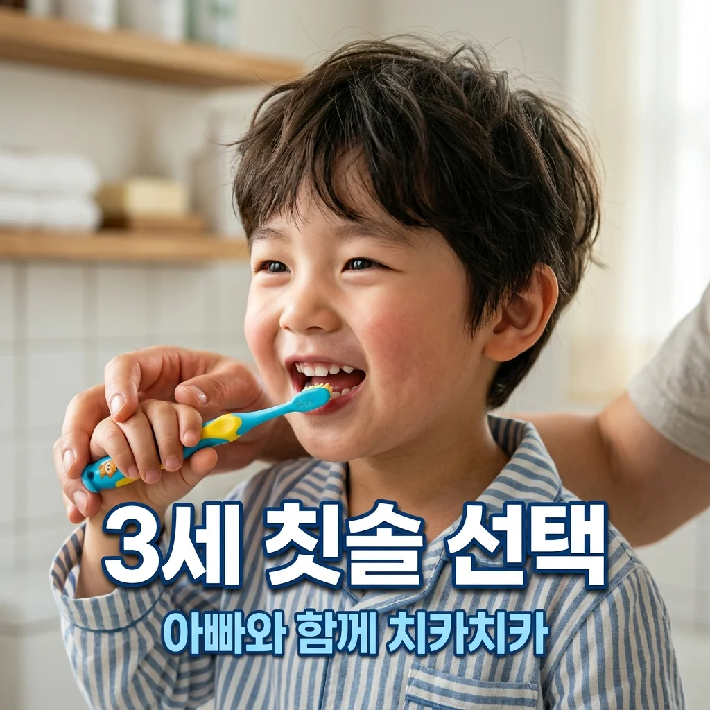 3세 아들 유아용 칫솔 3단계 선택! 앞니 어금니 충치 예방 아빠의 양치 습관