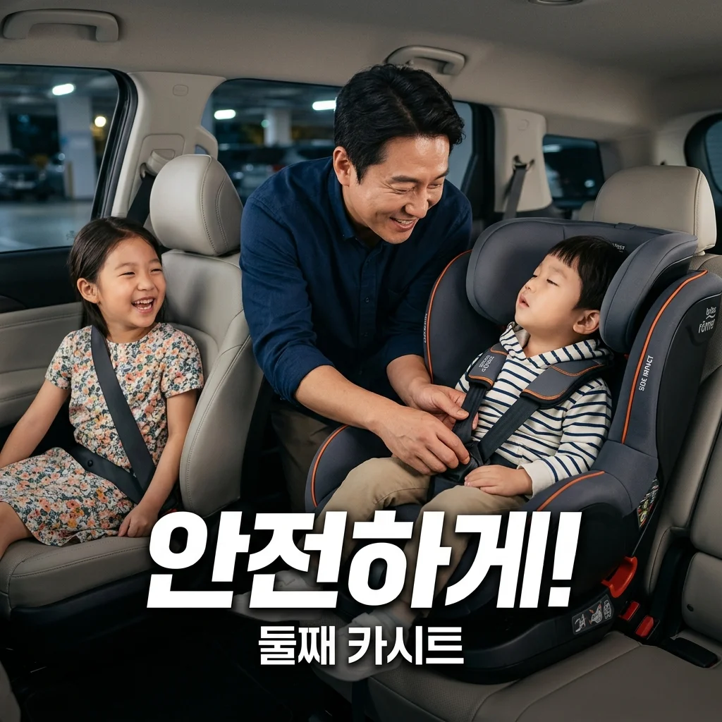 둘째 아들 주니어 카시트: 측면 충돌 방지 기능과 안전한 자리 배치법