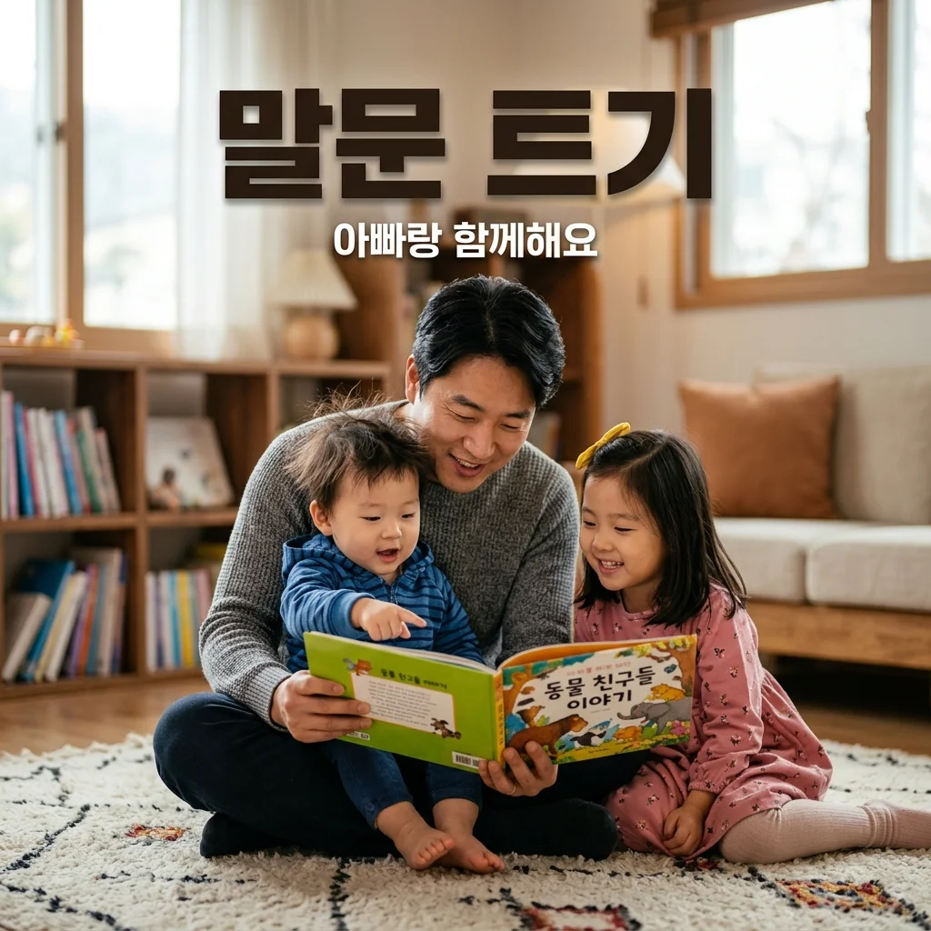 24개월 남아 언어발달, 누나보다 느려도 괜찮아요! 아빠의 책 읽기 비법