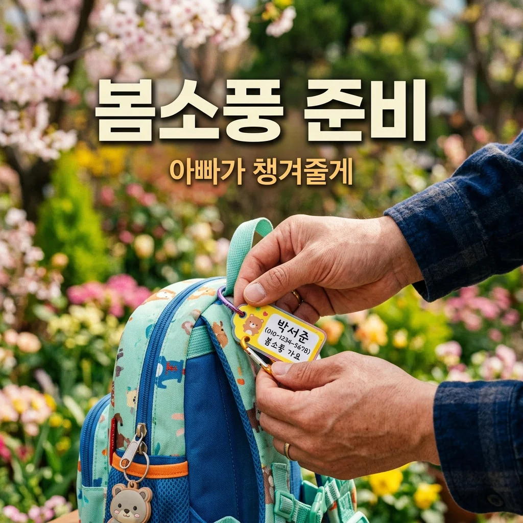 어린이집 봄소풍 준비물, 미아방지 네임택부터 배낭까지! 워킹대디의 꿀팁