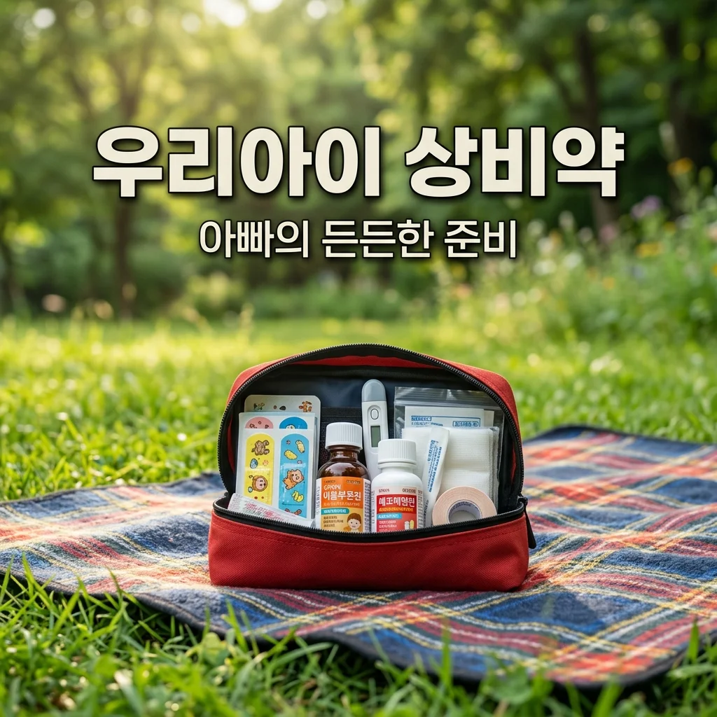 아빠가 챙긴 유아 상비약 파우치: 캠핑, 여행 필수품 완벽 가이드