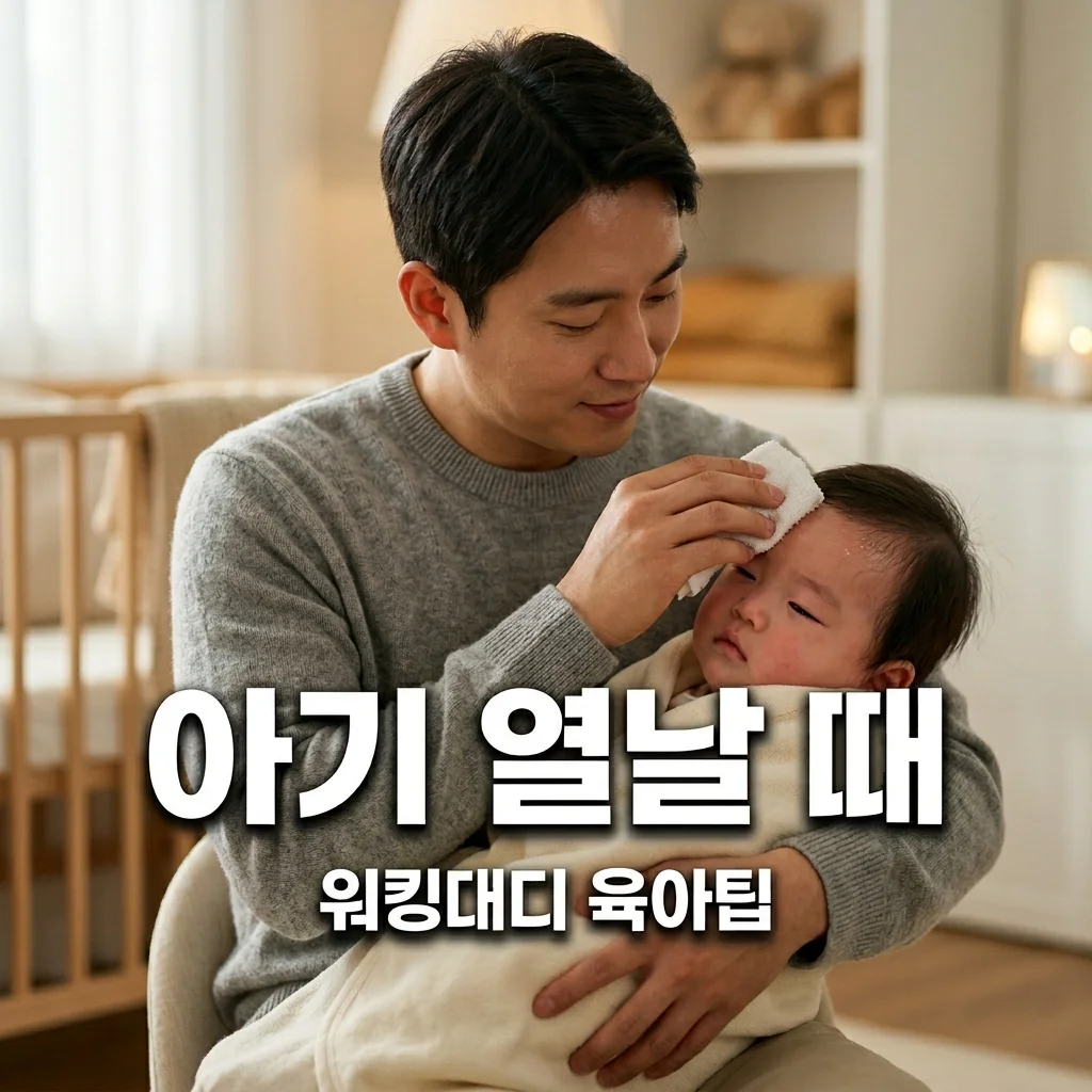 생후 3개월 폐구균 접종열: 밤샘 아빠의 슬기로운 대처법 & 미온수 마사지