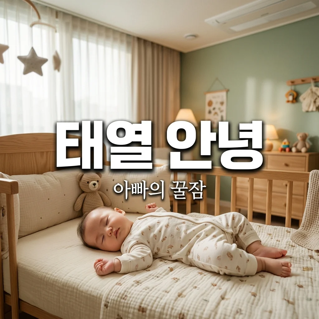 신생아 태열 예방! 안방 에어컨 무풍 모드 활용한 아빠표 온도·습도 조율법