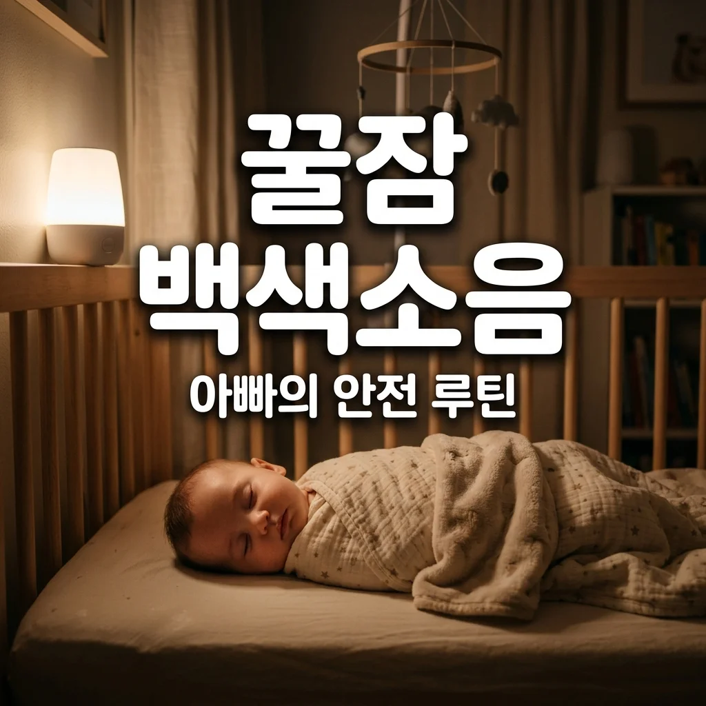 둘째 통잠 위한 백색소음 어플! 워킹대디의 안전한 볼륨 조절 루틴 (ft. 4살 아들)