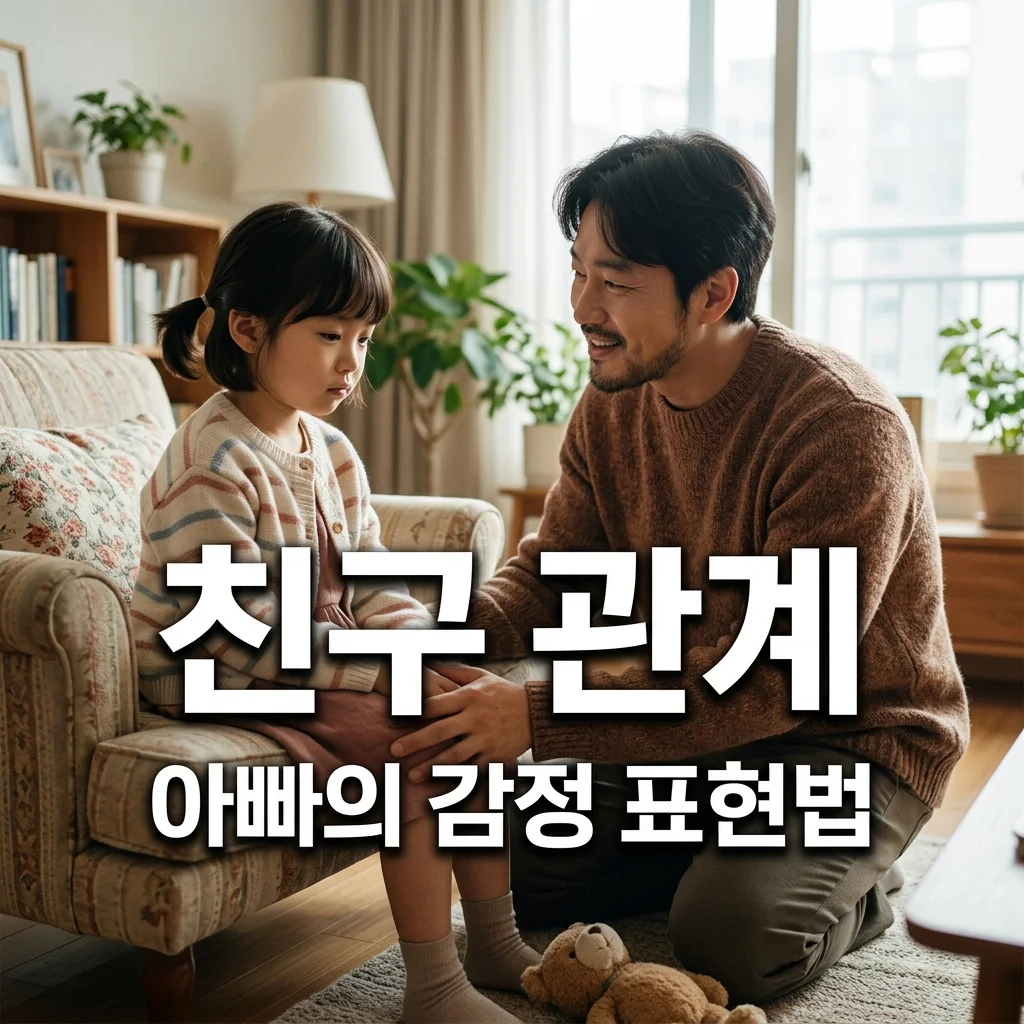 6세 여아 친구 관계: 소외감 극복! 아빠가 제안하는 감정 표현법
