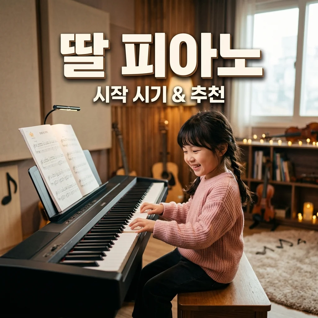 6세 여아 피아노, 언제 시작할까? 학원 수강료와 가성비 디지털 피아노 추천
