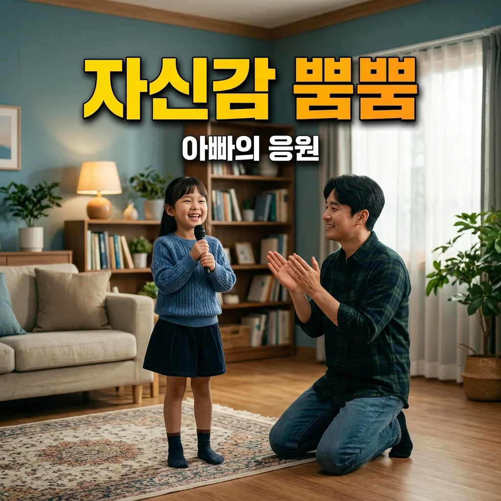 유치원 학예회 무대 공포증 극복! 6살 딸 자신감 키워준 아빠의 응원