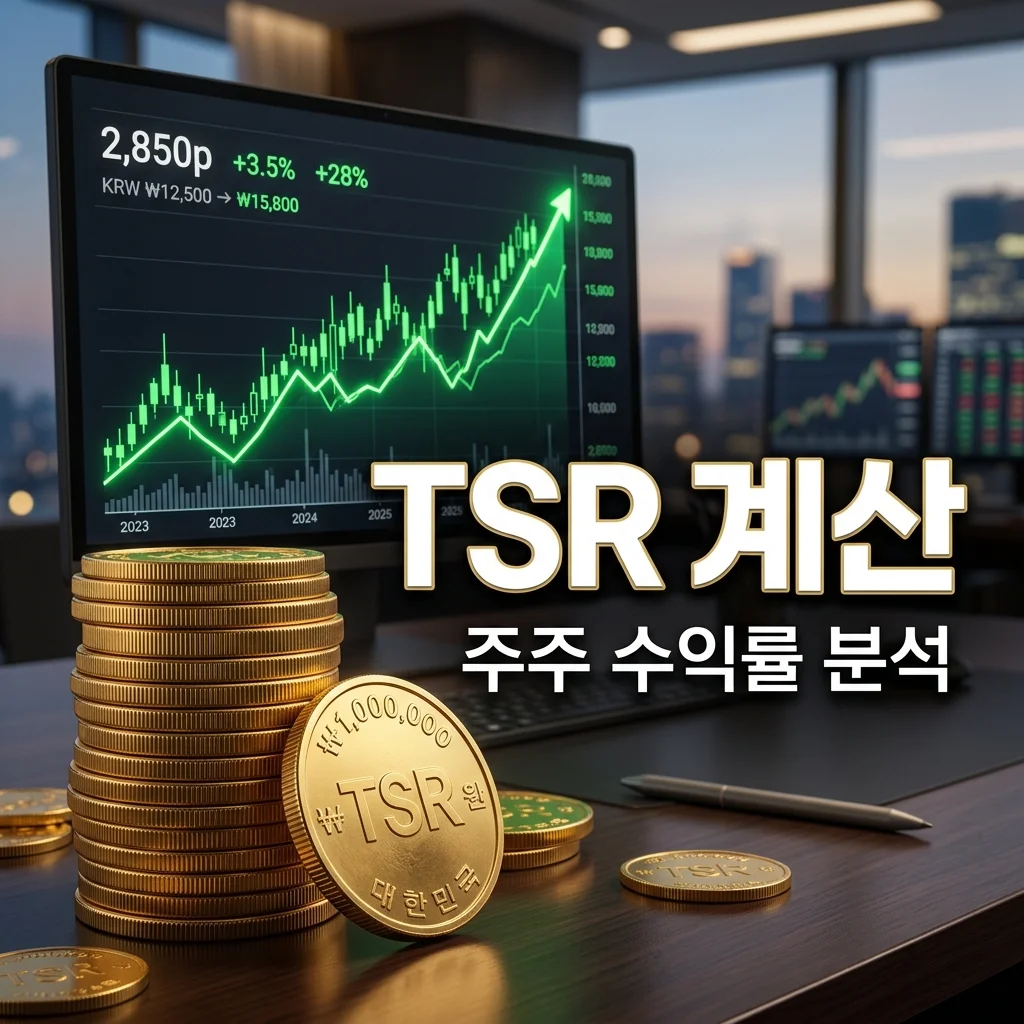 총주주수익률(TSR) 계산법 완벽 정리: 주가 상관관계와 투자 활용 팁