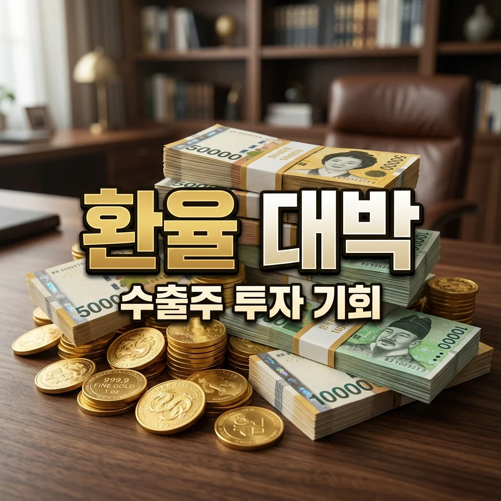 원달러 환율 1400원대, 수출 기업 환차익 수혜주 발굴 및 투자 전략