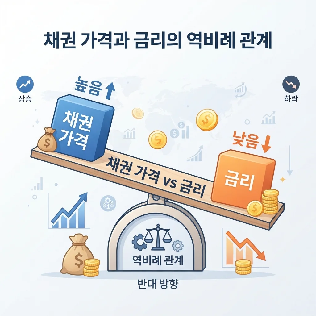 채권 금리 가격 반비례, 왜 그럴까요? 초보자를 위한 핵심 이해